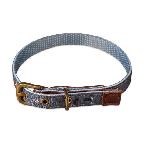 FatFace Marching Dogs Collar for Dogs