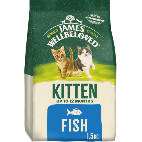 James Wellbeloved Fish Dry Kitten Food