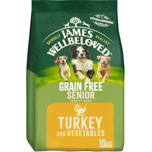 James Wellbeloved Grain Free Turkey & Vegetables Senior Dry Dog Food