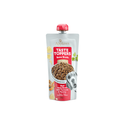 Applaws Taste Toppers Beef Bone Broth with Turmeric & Parsley Wet Dog Food