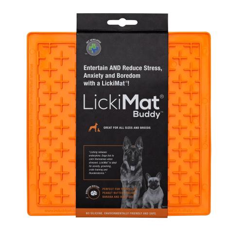 LickiMat Classic Buddy Slow Feeder for Dogs & Cats