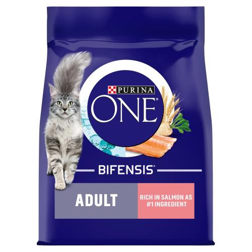 Purina ONE Salmon & Whole Grains Dry Adult Cat Food