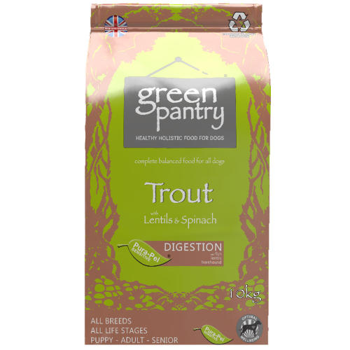 Green Pantry Trout with Lentils & Spinach Dry Dog Food