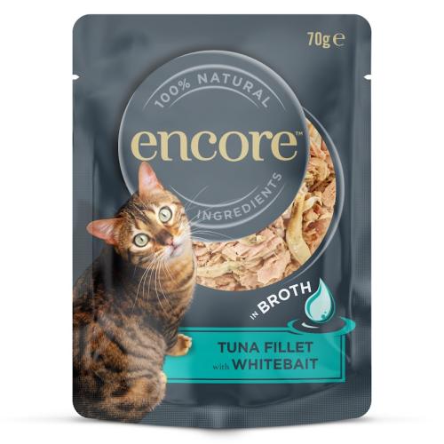 Encore Pouch Tuna Fillet with Whitebait Wet Adult Cat Food
