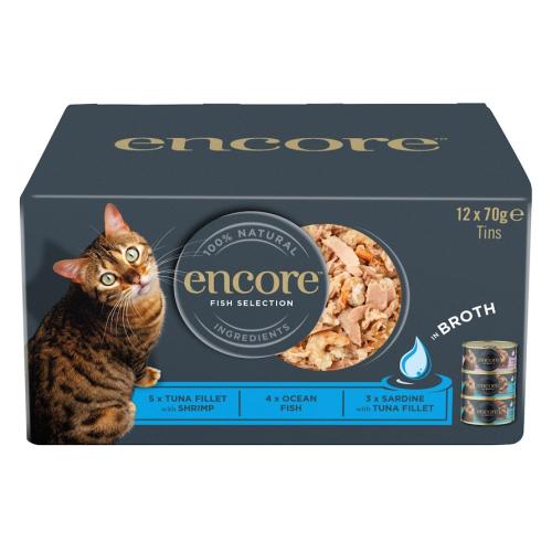 Encore Fish Multipack Wet Adult Cat Food