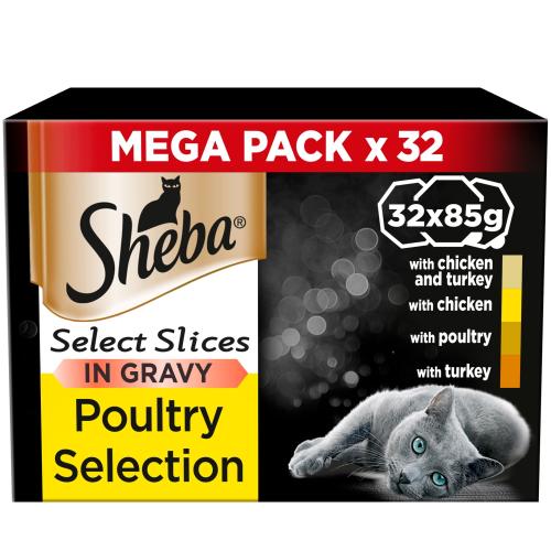 Sheba Select Slices Collection in Gravy Bulk Wet Cat Food