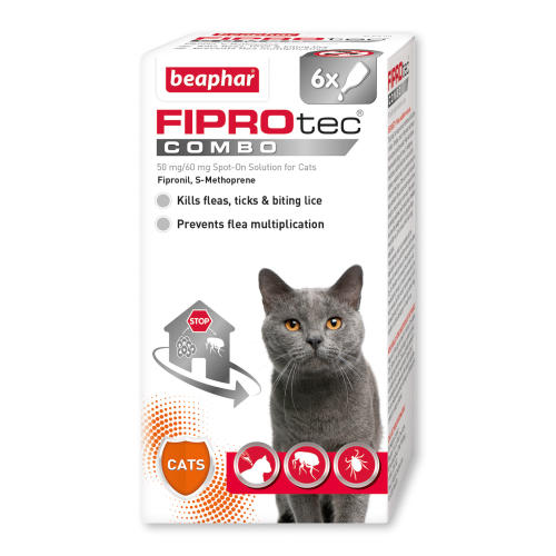 Beaphar FIPROtec Combo Cat Flea & Tick Treatment