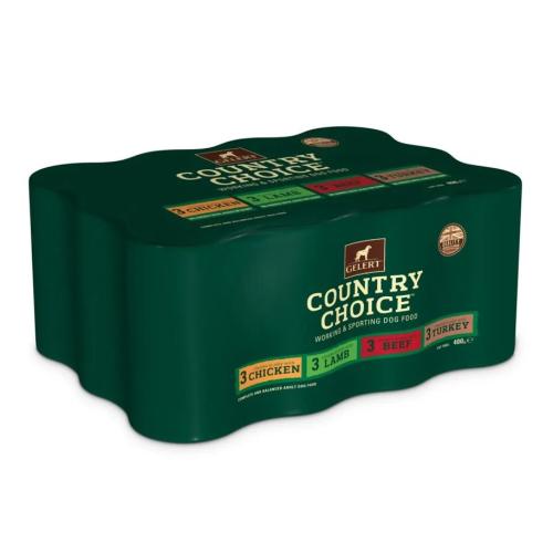 Gelert Country Choice Multi-Variety Wet Dog Food