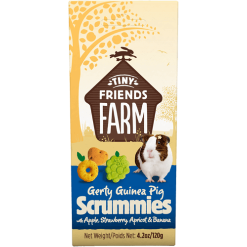 Supreme Gerty Scrummies Apple Strawberry, Apricot & Banana Treats for Guinea Pigs
