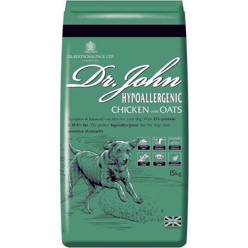 Dr John Hypoallergenic Chicken with Oats Dry Dog Food