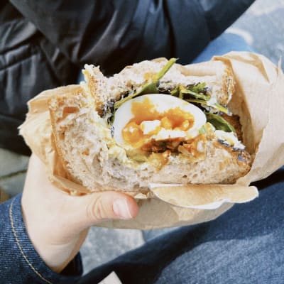 Egg sandwich from Kubuś cover