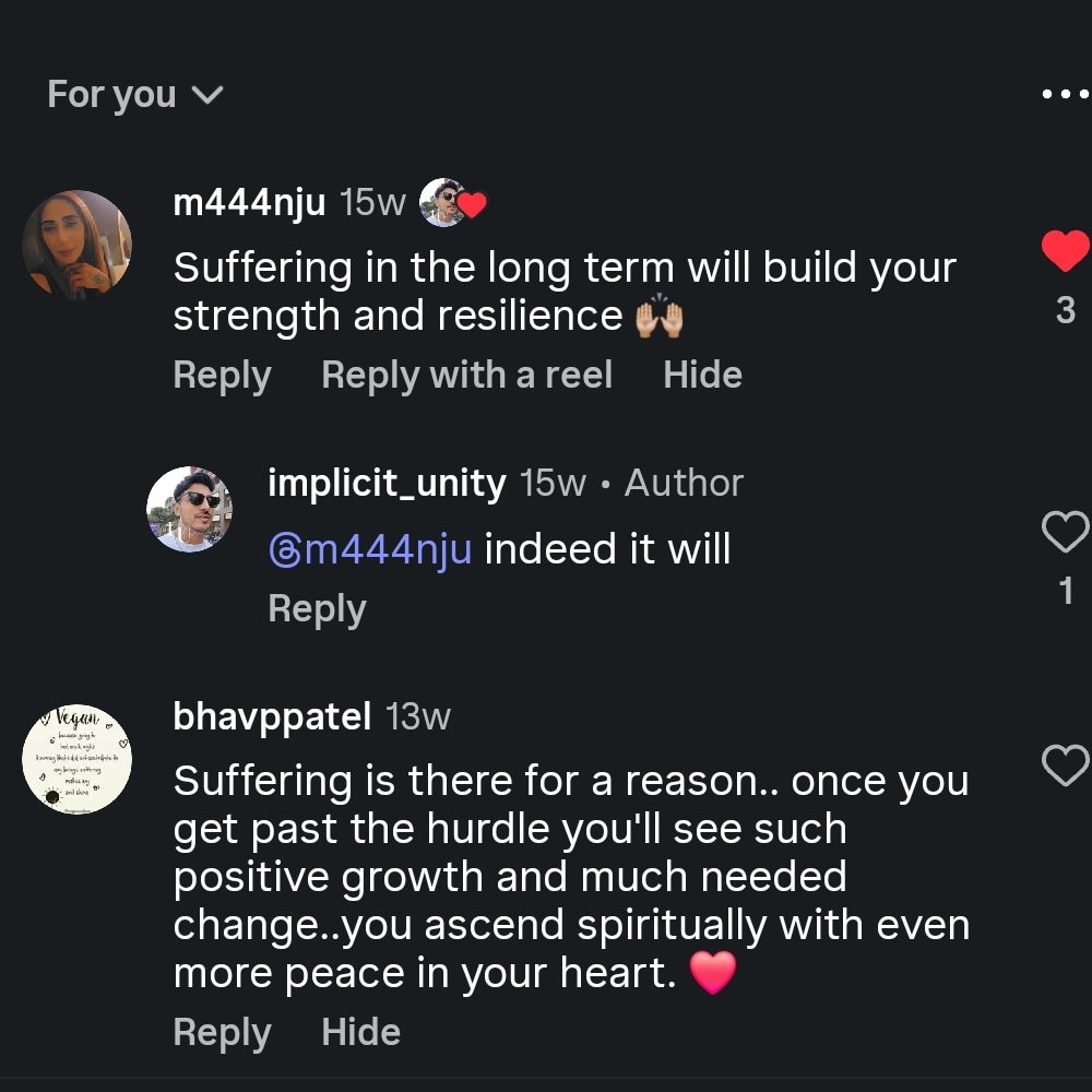 Instagram Video on Discipline testimonial photo