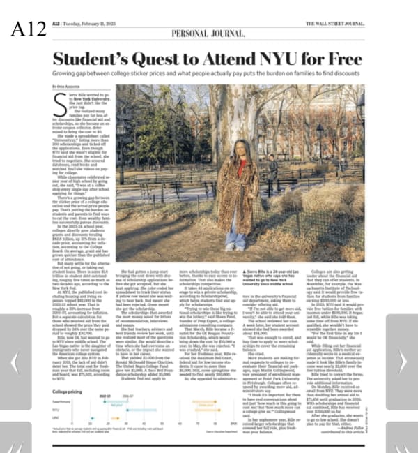 Wall Street Journal Feature