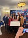 Celebrating a $5,000 Ponce Bank award for Witchwork.