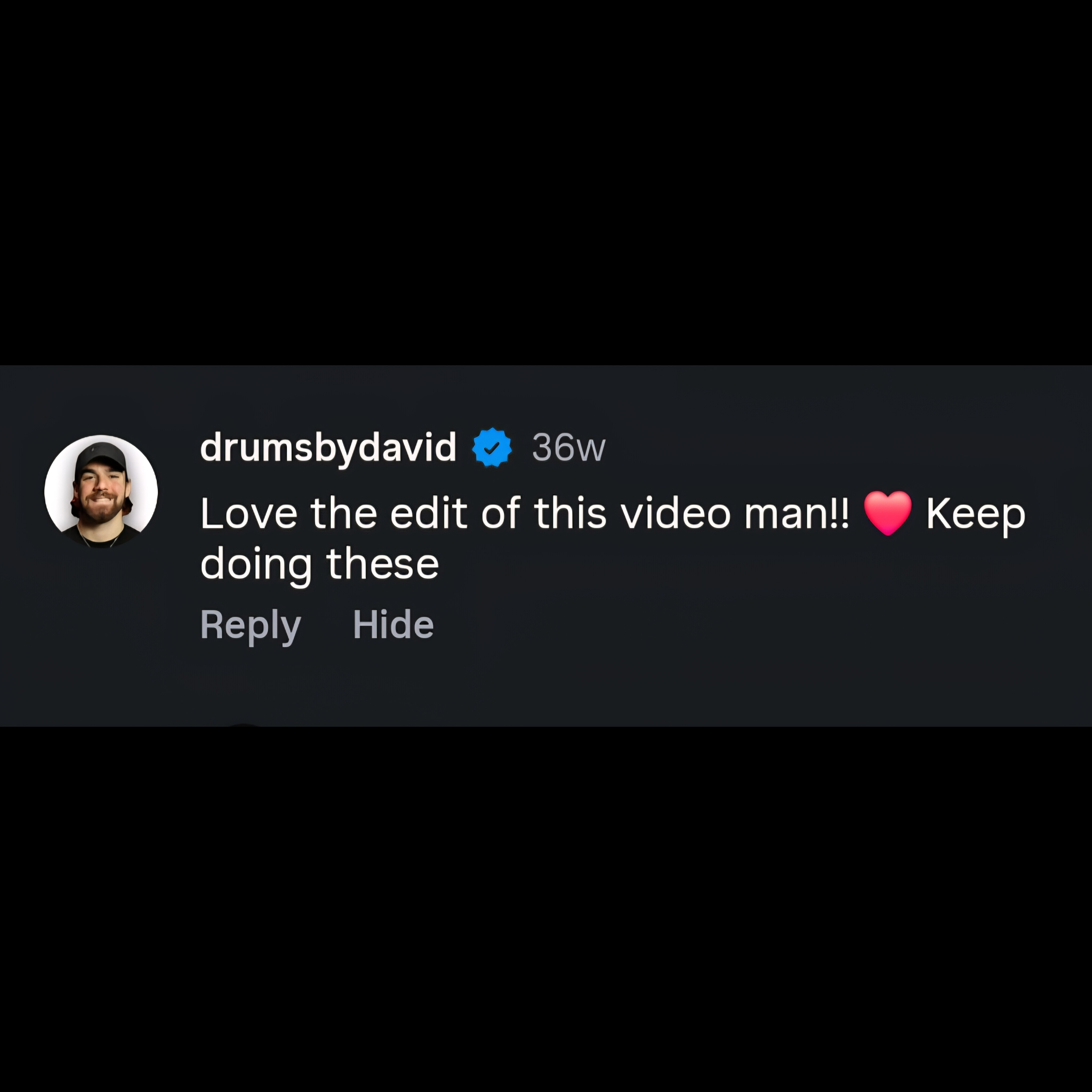 drumsbydavid testimonial photo