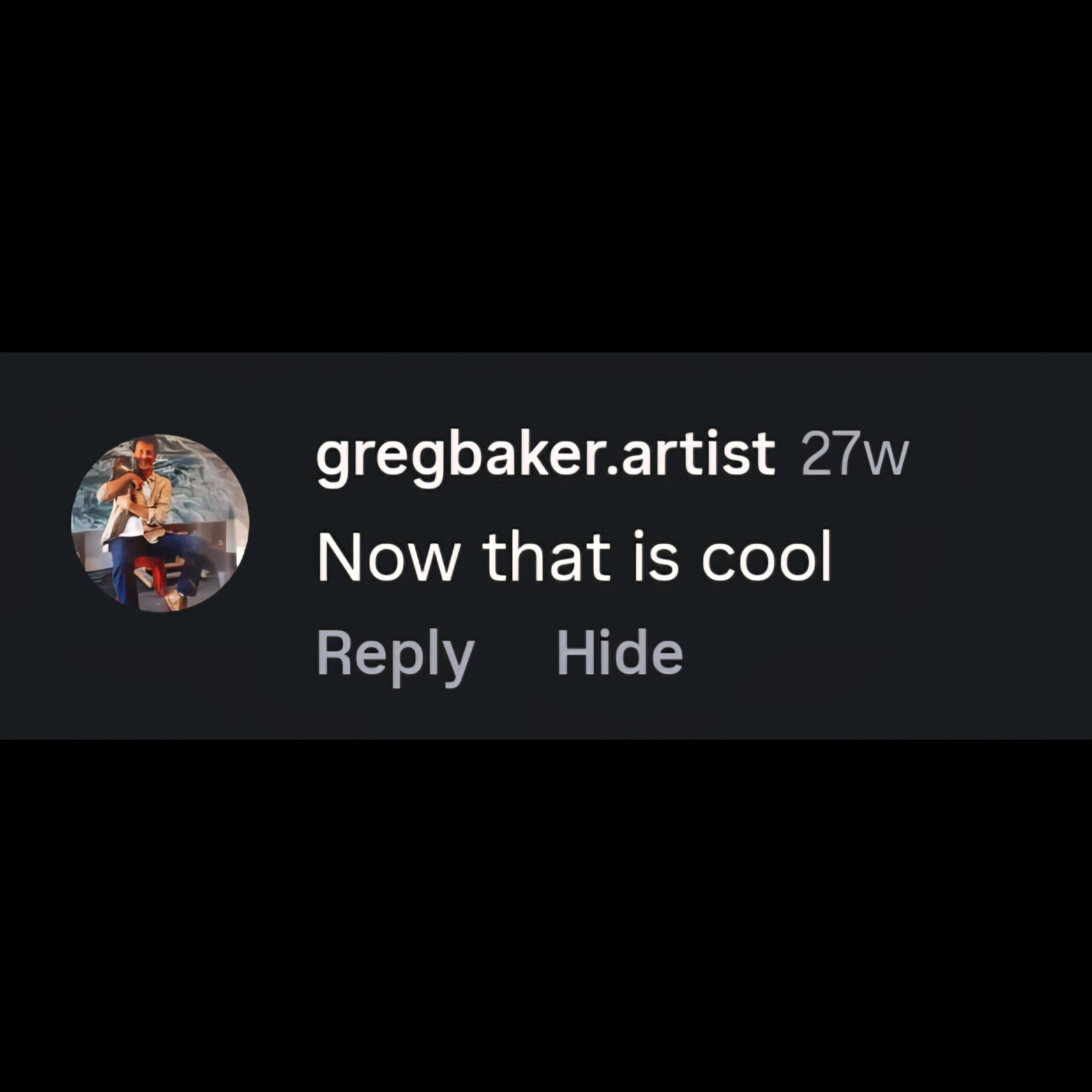 gregbaker.artist testimonial photo