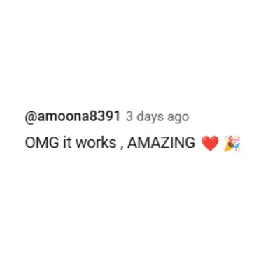 Amoona testimonial photo
