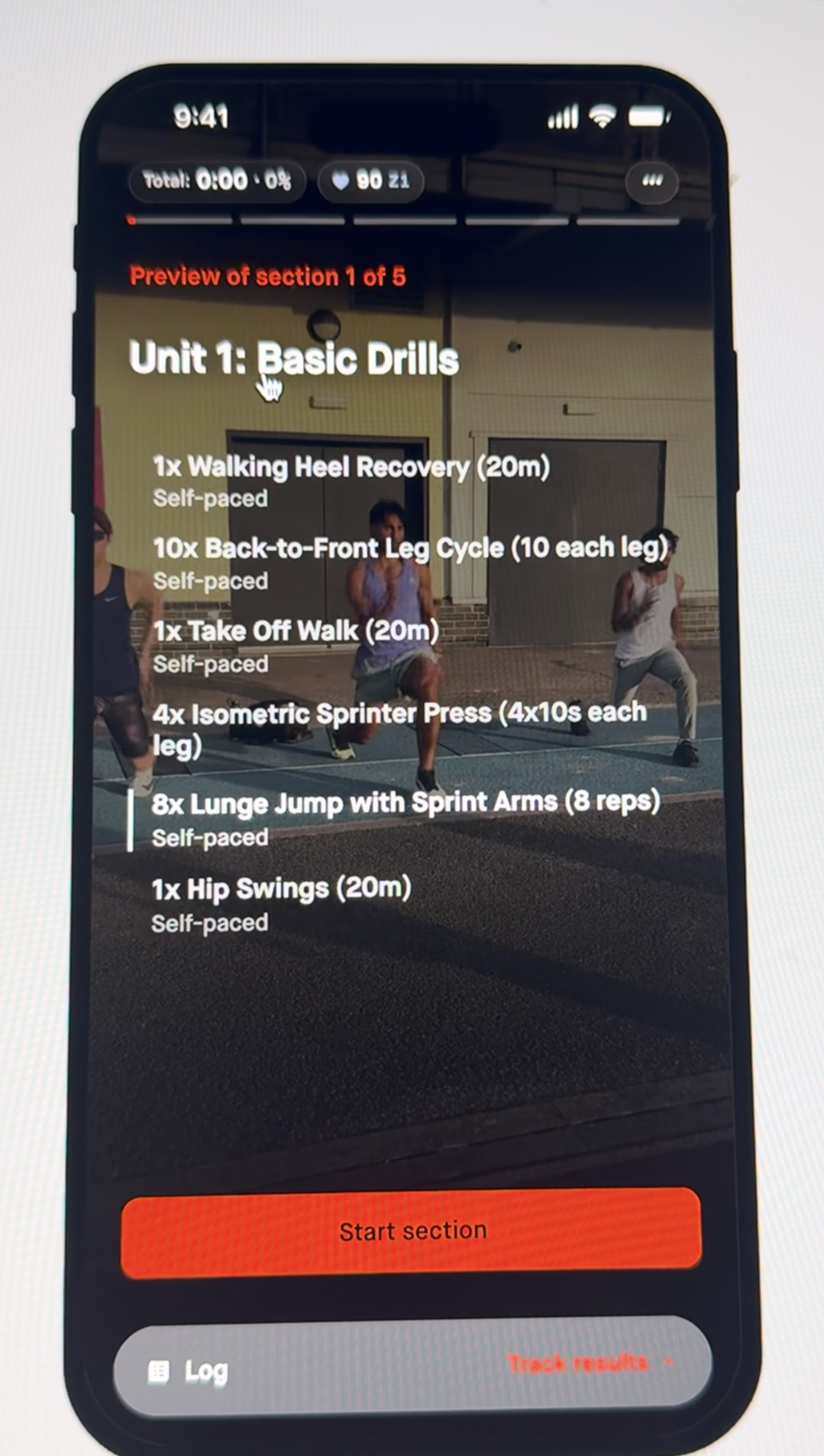 How the app constructs workouts