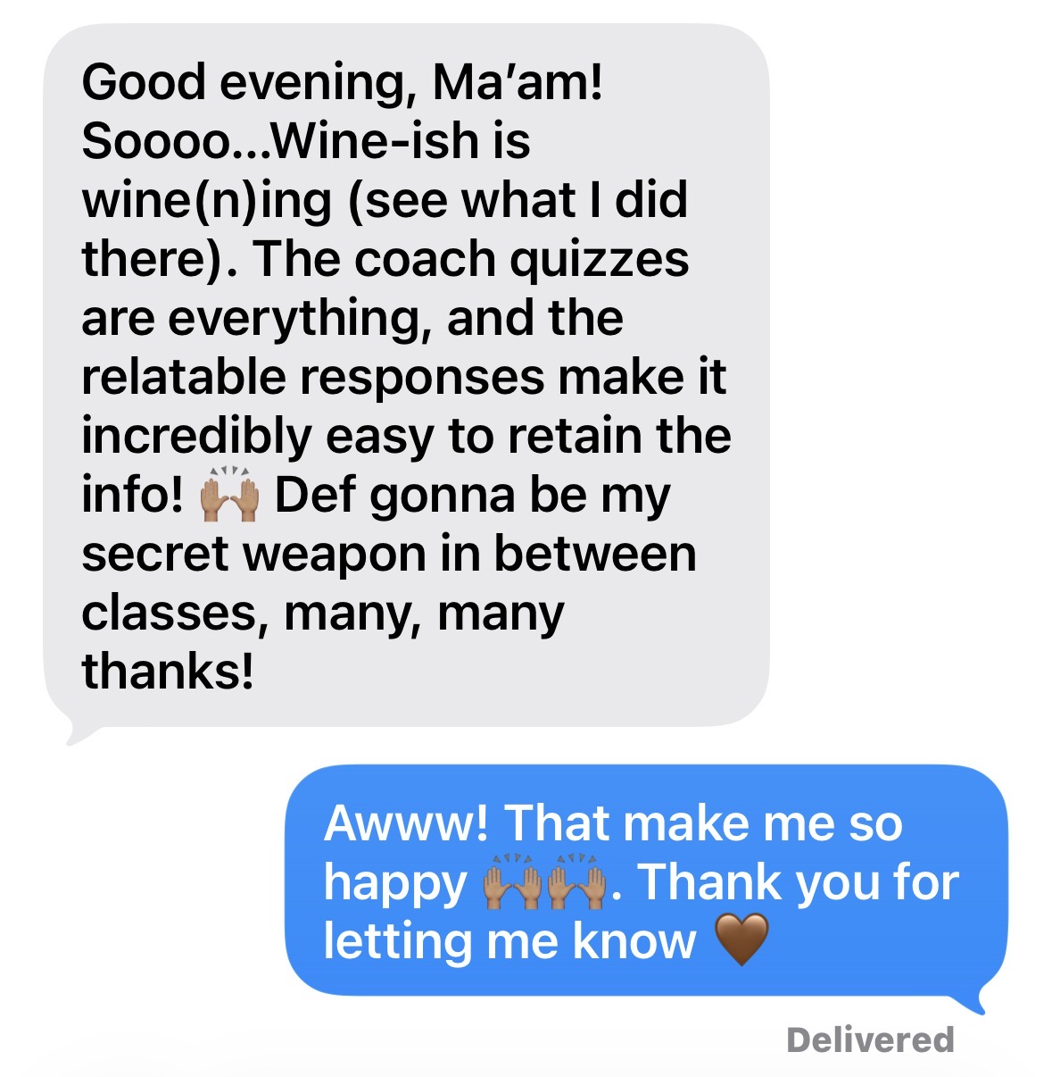 Anonymous testimonial photo