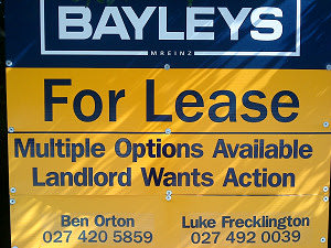 Landlord Wants Action real estate sign