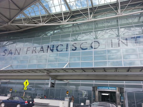 San Francisco International Airport entrance/exit