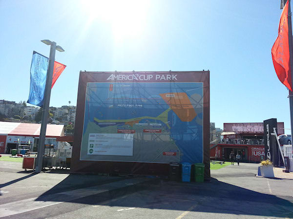 America's Cup Park map