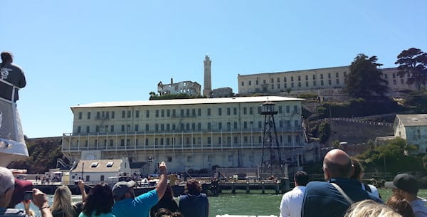 Passing by Alcatraz Island
