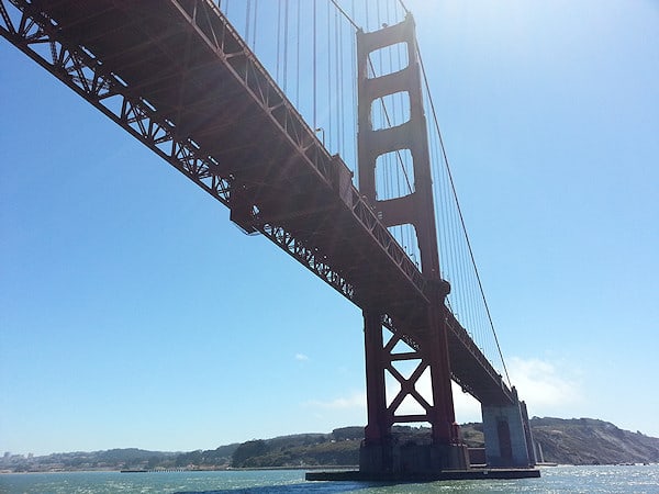 Under Golden Gate Bridge