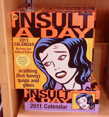 Insult Calendar 2011