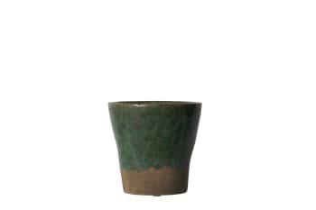 Maya pot de fleur vert D18,5 H17,5  15,5C