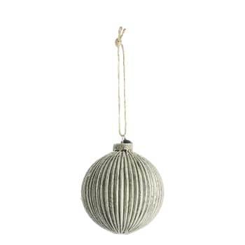 Norille boule H11 cm. gris foncé