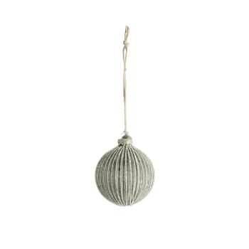 Norille bauble H9 cm. dark grey