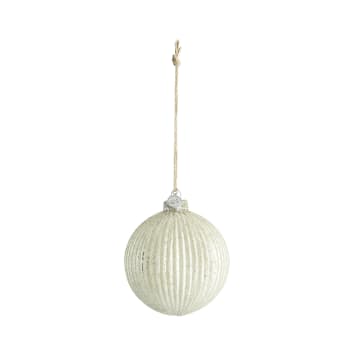 Norille bauble H11 cm. off white