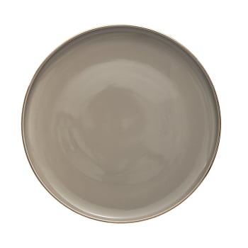 Clara dinner plate Ø26X2.2 cm, Driftw./L. Gold