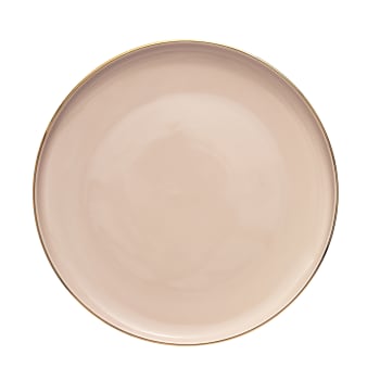 Clara dinner plate Ø26X2.2 cm, Rose/L. Gold