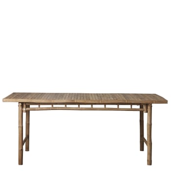 Mandisa Bamboo dining table 75x190 cm.