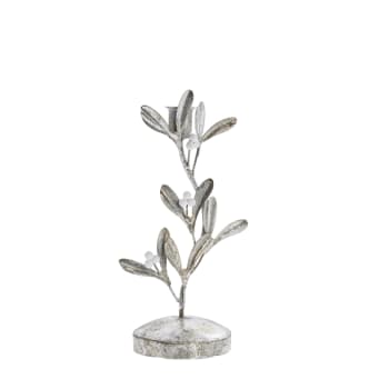 Missia candlestick 14.5X9.5X25 cm, Silver