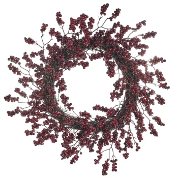 Berrie wreath 60X60X11 cm, Pomegranate