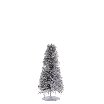 Alivia tree 13X13X30 cm, Silver