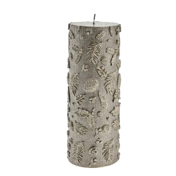 Cristiellia decoration candle 7X7X15 cm, Brown