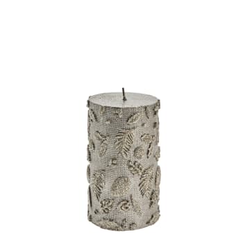 Cristiellia decoration candle H10 cm. brown