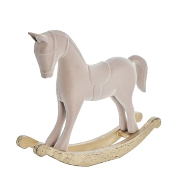 Sella horse H31 cm. powder