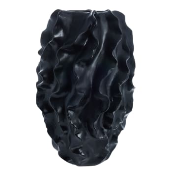 Sannia vase 48 cm. noir