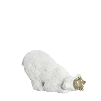 Sebina isbjørn 11,5 cm hvid