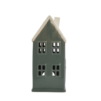 Hollia decoration house H29 cm. dark green