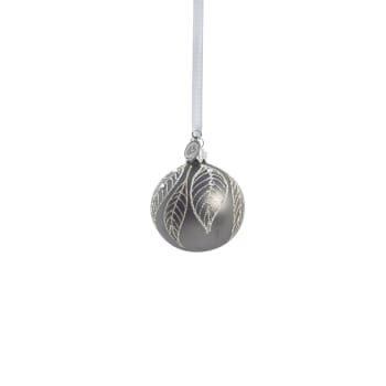 Cadelia bauble 6X6X6 cm, D. Grey