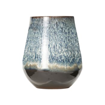 Porto vase blue D14 H20