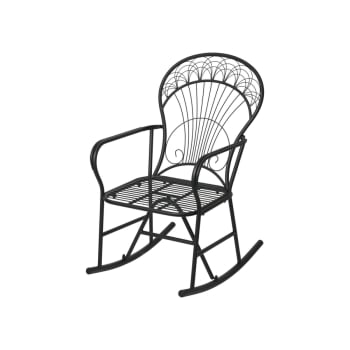 Morena chaise noir L76 W60 H104