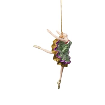 Ballerina ornament grün L6 W6 H11