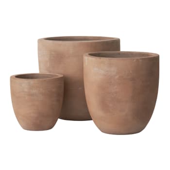 Blossi outdoor pot brown D25-42 H25-42,5 S/3